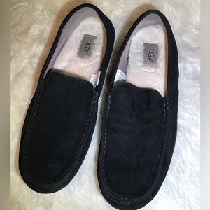 Ugg mens alder faux shearling lined slippers size 11